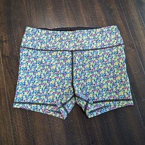 Victoria Secret Sport booty shorts high waisted floral size small